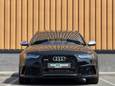 Audi RS6 4.0 TFSI Quattro Performance Pro Line Plus | 605 PK! | Keramische Remmen | Panoramadak | Leder | Apple Carplay | Android Auto | Adaptieve Cruise Control | Dodehoek Sensor | Lane Assist | Bose | 360° Graden Camera |