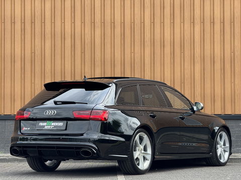 Audi RS6 4.0 TFSI Quattro Performance Pro Line Plus | 605 PK! | Keramische Remmen | Panoramadak | Leder | Apple Carplay | Android Auto | Adaptieve Cruise Control | Dodehoek Sensor | Lane Assist | Bose | 360° Graden Camera |