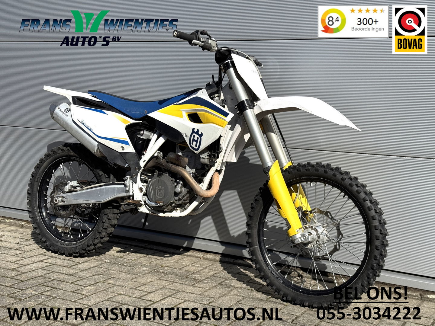 Husqvarna FE 350 | 92 uur | 4-Takt | Elektrische start | Vorkbeschermers Polisport | Crossmotor |