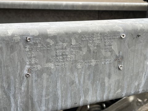 Saris C3000 | Marge! | Dubbelasser | Laadklep | 3000 KG!! |