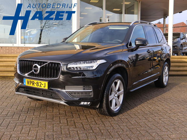 Volvo XC90 - 2.0 T5 AWD 254 PK AUT. BENZINE GRIJS KENTEKEN VAN + WEGKL. TREKHAAK | ADAPTIVE CRUISE | LEDER | CAMERA