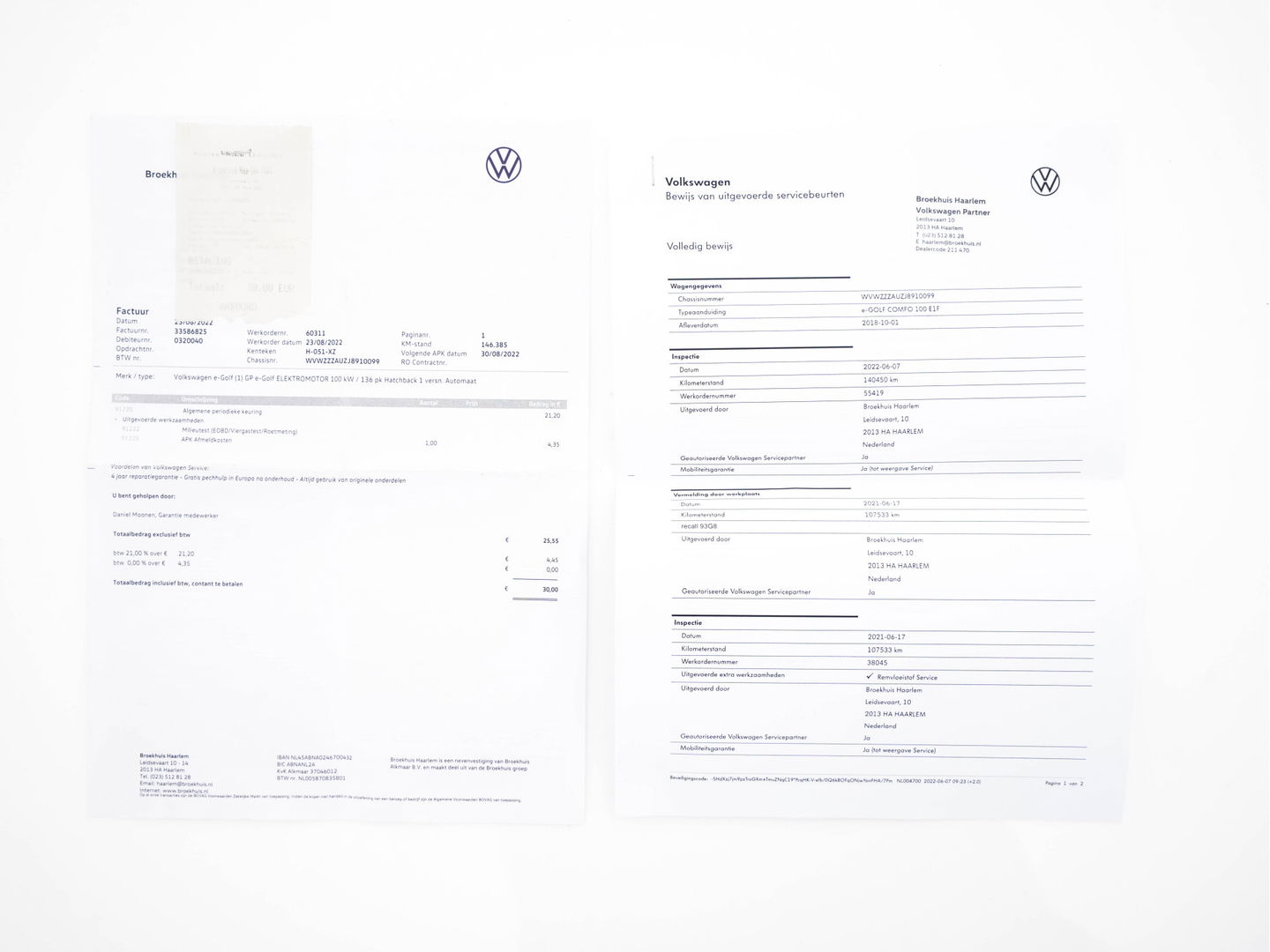 Volkswagen e-Golf (SOH-86%) Aut. *HEATPUMP | LEATHER | FULL-LED | NAVI-FULLMAP | CAMERA | HEATED-SPORTSEATS | ECC | CCS-FASTLOADER | PDC | CARPLAY | CRUISE | 16''ALU*