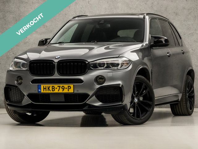 BMW X5 - xDrive40e iPerformance M Sport High Executive 313Pk Automaat (PANORAMADAK, M PAKKET, GROOT NAVI, HEAD-UP DISPLAY, COMFORT ZETELS, HARMAN/KARDON, SFEERVERLICHTING, CAMERA, ELEK ACHTERKLEP, NIEUWSTAAT)