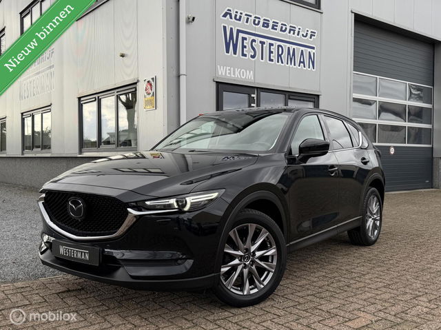 Mazda CX-5 - 2.5 SkyActiv-G 194 !! VOL !! Acc Leer Stoel-/stuur verw. Led Trekh. etc.