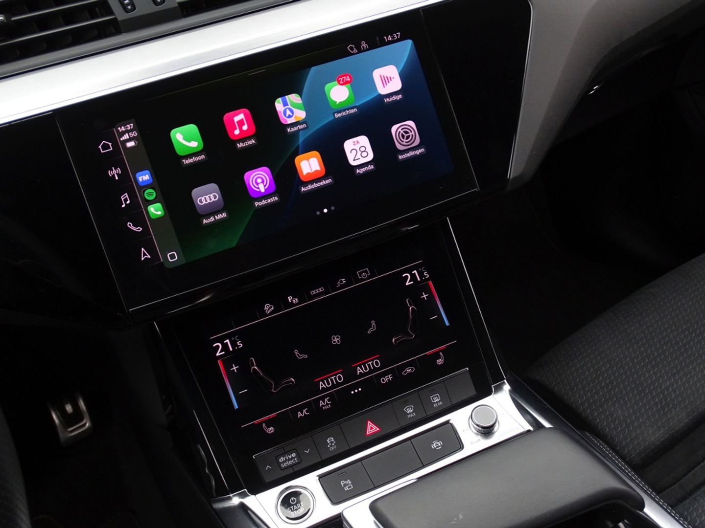 Audi Q8 e-tron 50 340PK Quattro / S-line / 360° / 2023