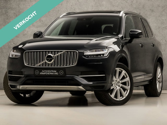 Volvo XC90 - 2.0 T8 Twin Engine AWD Inscription 7 Persoons 408Pk Automaat (PANORAMADAK, LUCHTVERING, APPLE CARPLAY, STOELVENTILATIE, ZWART HEMEL, MASSAGE, HARMAN/KARDON, MEMORY SEATS, CAMERA, ELEK ACHTERKLEP, NIEUWSTAAT)