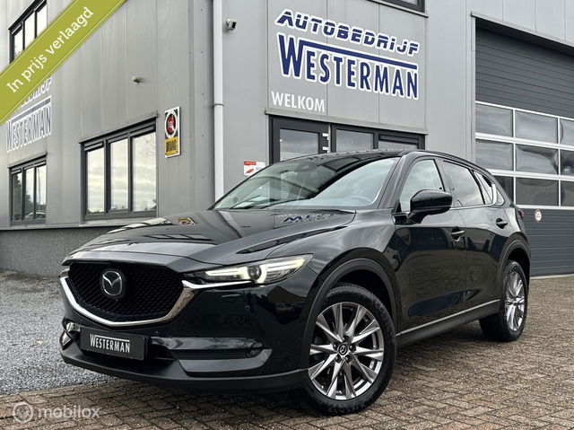 Mazda CX-5 - 2.5 SkyActiv-G 194 !! VOL !! Acc Leer Stoel-/stuur verw. Led Trekh. etc.