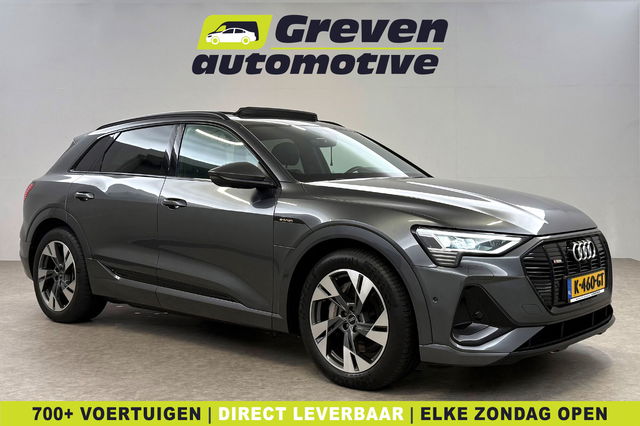 Audi e-tron - 55 Quattro S-line 408PK 95 kWh | SOH 86% | Snelladen | Pano | Memory | Sfeer | 360° | Trekhaak | Virtual | Carplay | NAP