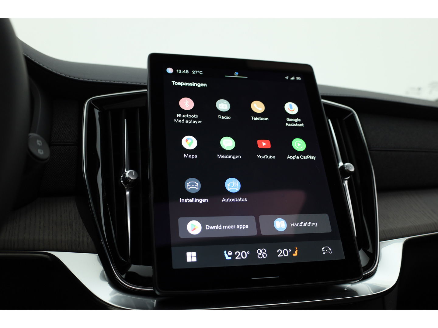 Volvo XC90 2.0 T8 Plug-in hybrid AWD Ultra Dark | Full Option | Luchtvering | B&W  audio | Massage | Pano | HUD | Stoelventilatie | 22'' |