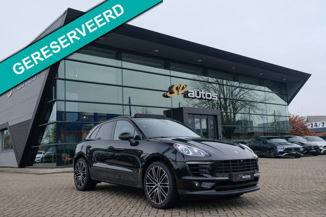 Porsche Macan - 2.0 T 252pk Panoramadak Luchtvering 18-weg Adaptieve Sportstoelen Trekhaak elektrisch 21" LMV