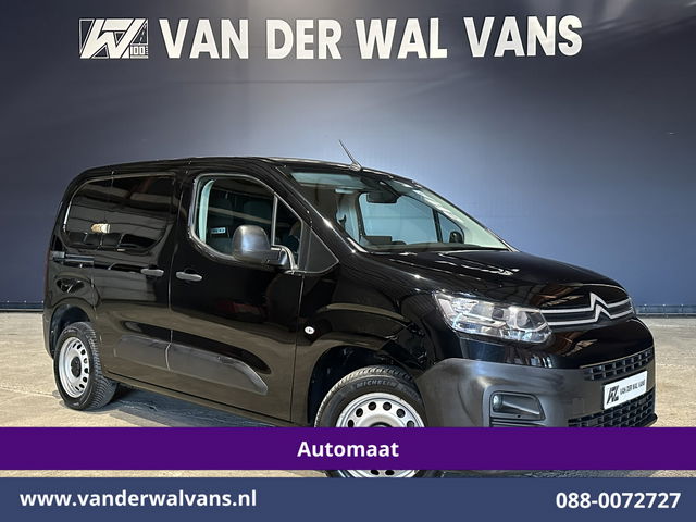 Citroën Berlingo - 1.5 BlueHDI 131pk Automaat L1H1 Euro6 Airco | 3-Zits | Navigatie | Apple Carplay Android Auto, Cruisecontrol, Parkeersensoren, Bijrijdersbank