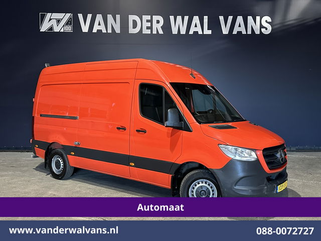 Mercedes-Benz Sprinter - 316 CDI 164pk Automaat 3500kg Trekhaak L2H2 Inrichting Euro6 Airco | Navigatie | Camera Apple Carplay, Android Auto, Cruisecontrol, Bijrijdersbank