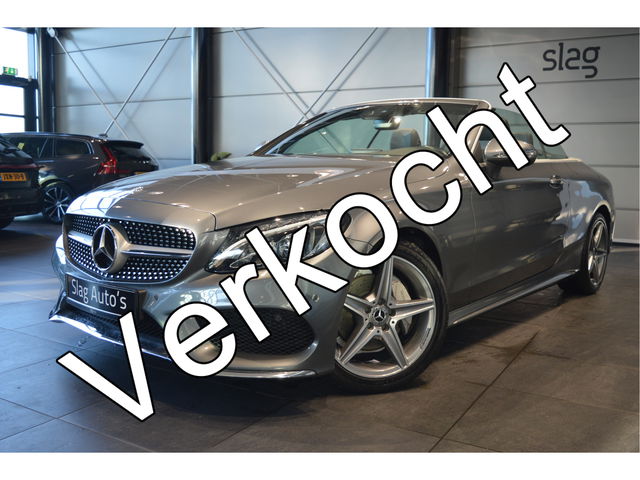 Mercedes-Benz C-Klasse - Cabrio 200 AMG Line navi clima camera trekhaak !!