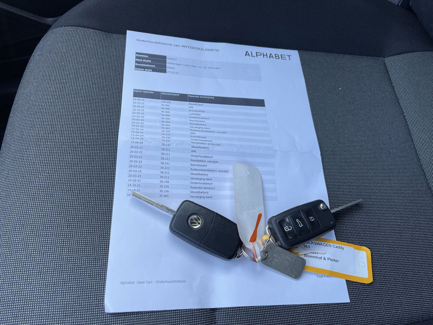 Volkswagen Caddy 2.0 TDI 102pk L2H1 BMT Maxi Comfortline / Flexmo ingerichte laadruimte met omvormer ! / vaste prijs rijklaar € 13.950 ex btw / lease vanaf € 235 / euro 6 / bpm vrij / airco / cruise