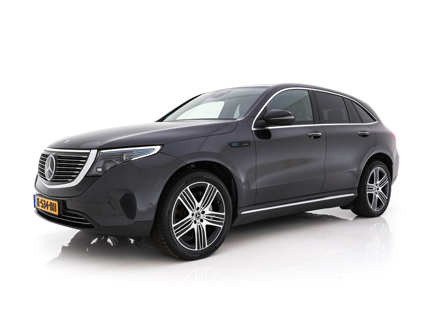Mercedes-Benz EQC 400 4MATIC Business Solution Luxury 80 kWh {SOH-89%} (INCL.BTW) Aut.*LEATHER | FULL-LED | DISTRONIC | BLINDSPOT | HEATED-COMFORTSEATS | DIGI-WIDESCREEN | DAB+ | KEYLESS | AMBIENTLIGHT | NAVI-FULLMAP | ECC | PRIVACY-GLASS | PDC | 20''ALU*