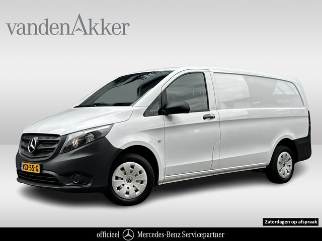 Mercedes-Benz Vito - 110 CDI L2 Lang RWD // GRATIS TREKHAAK // Airco // Achterklep // 12 mnd Garantie // 2.000kg // Bank // Radio // CV // Betimmering // Wieldoppen