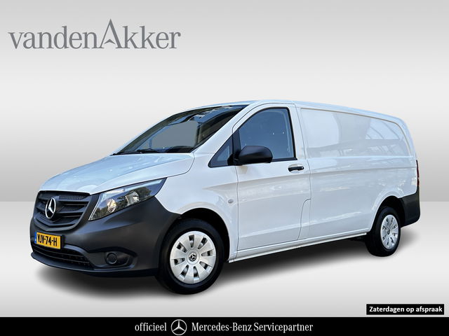 Mercedes-Benz Vito - 110 CDI L2 Lang // Trekhaak // Airco // Achterklep // 12 mnd Garantie // Bank // Radio // CV // Betimmering // Wieldoppen