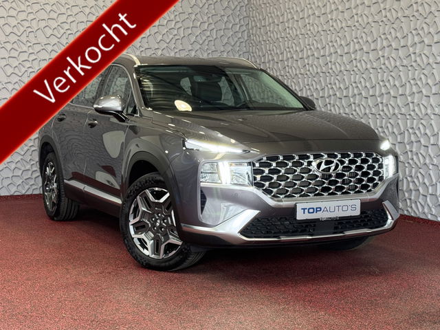 Hyundai Santa Fe - 1.6 T-GDI PHEV PREMIUM 7P AWD LEER ELEK.KLEP CAMERA NAVI STOEL/STUUR VERW. PLUG IN HYBRID phev