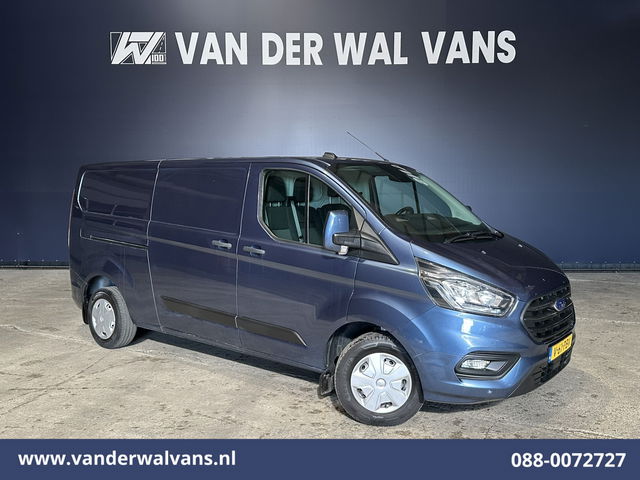 Ford Transit Custom - 2.0 TDCI 131pk L2H1 Euro6 Airco | Camera | LED | Cruisecontrol | Verwarmde voorruit Parkeersensoren, Bijrijdersbank, 2800kg trekvermogen
