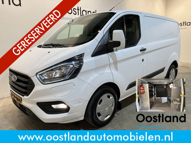 Ford Transit Custom - 340 L1H1 PHEV Trend Automaat / Euro 6 / Servicebus / Sortimo Inrichting /  Airco / Cruise Control / Camera / CarPlay / 3-Zits / 22.300 KM !!