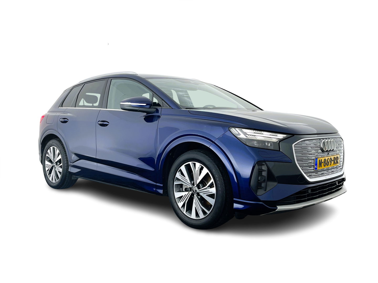 Audi Q4 e-tron 40 Advanced edition 77 kWh [ 3-Fase ] {SOH-92%} (INCL.BTW) Aut.*HEAT-PUMP | NAVI-FULLMAP | MATRIX-LED | KEYLESS | AUDI-SOUND |  DIGI-COCKPIT | DAB | CARPLAY | HEATED-SPORTSEATS | PRIVACYGLASS | CRUISE | 19''ALU*