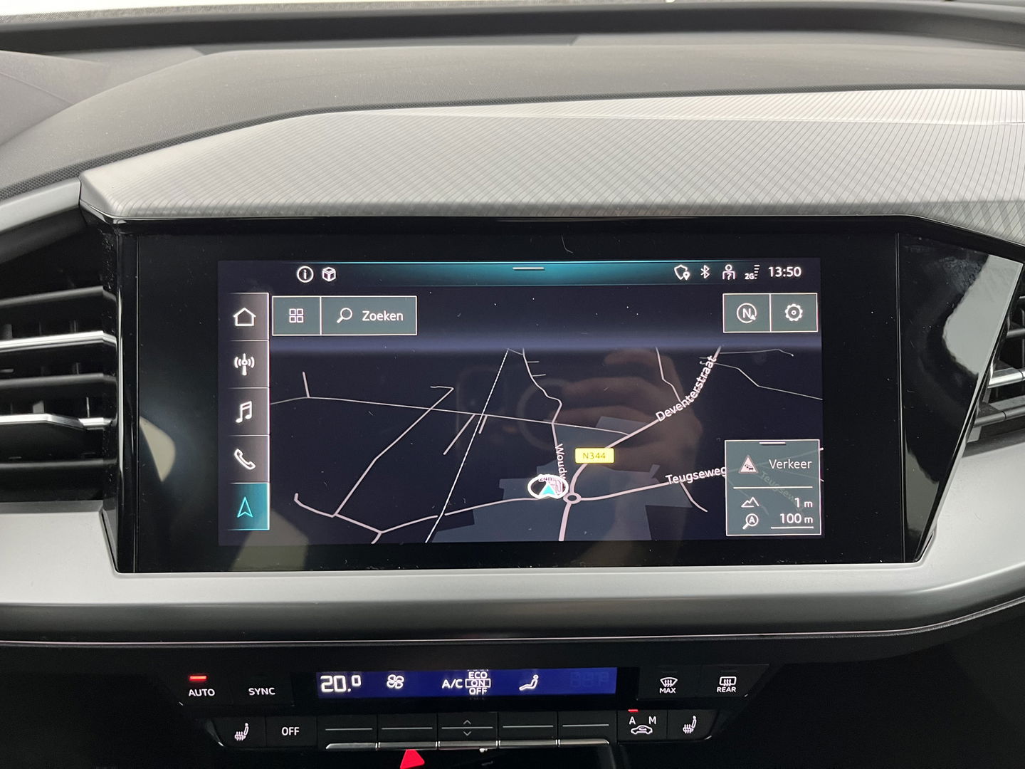 Audi Q4 e-tron 40 Advanced edition 77 kWh [ 3-Fase ] {SOH-92%} (INCL.BTW) Aut.*HEAT-PUMP | NAVI-FULLMAP | MATRIX-LED | KEYLESS | AUDI-SOUND |  DIGI-COCKPIT | DAB | CARPLAY | HEATED-SPORTSEATS | PRIVACYGLASS | CRUISE | 19''ALU*