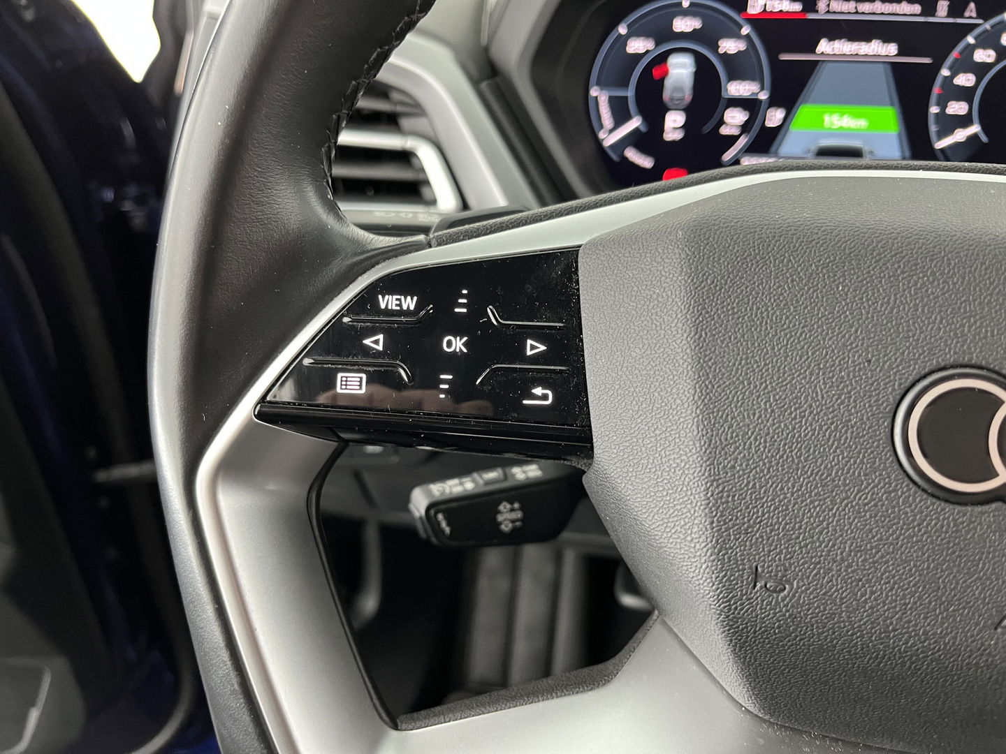 Audi Q4 e-tron 40 Advanced edition 77 kWh [ 3-Fase ] {SOH-92%} (INCL.BTW) Aut.*HEAT-PUMP | NAVI-FULLMAP | MATRIX-LED | KEYLESS | AUDI-SOUND |  DIGI-COCKPIT | DAB | CARPLAY | HEATED-SPORTSEATS | PRIVACYGLASS | CRUISE | 19''ALU*