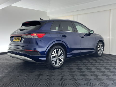 Audi Q4 e-tron 40 Advanced edition 77 kWh [ 3-Fase ] {SOH-92%} (INCL.BTW) Aut.*HEAT-PUMP | NAVI-FULLMAP | MATRIX-LED | KEYLESS | AUDI-SOUND |  DIGI-COCKPIT | DAB | CARPLAY | HEATED-SPORTSEATS | PRIVACYGLASS | CRUISE | 19''ALU*