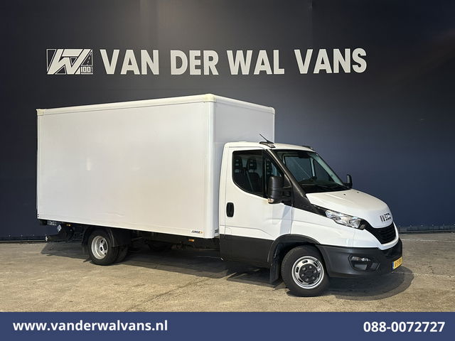 Iveco Daily - 35C16H 157pk Dubbel Lucht Bakwagen Laadklep Euro6 Airco | Bijrijdersbank