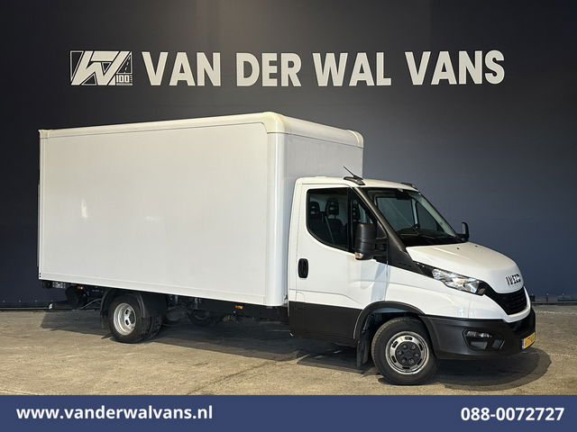 Iveco Daily - 35C16H 157pk Dubbel Lucht Bakwagen Laadklep Euro6 Airco | 1010kg laadvermogen Bijrijdersbank