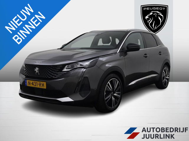 Peugeot 3008 - 1.6 HYbrid4 Automaat 300pk Blue Lease GT Trekhaak/H.Leder/Nav/Carplay/Focal/Winterpakket