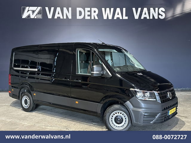 Volkswagen Crafter - 2.0 TDI 140pk L3H2 L2H1 Euro6 Airco | Camera | Navigatie | Apple Carplay | Trekhaak Android Auto, Bijrijdersbank