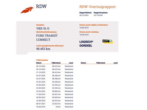 Ford Transit Connect 1.5 EcoBlue Euro 6 Lang L2 Sortimo BW Inrichting - Omvormer 220V - Trekhaak