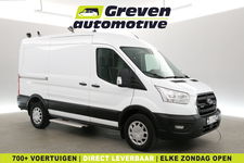 Ford Transit - 2.0 TDCI L2H2 | Airco | Cruise | 2800kg Trekgew. | Trekhaak | 3 Zits | Parkeersens. | Stoelverw.
