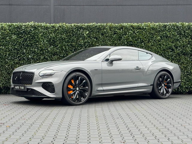 Bentley Continental GT - 4.0 V8 Hybrid BLACK EDITION MULLINER, BTW AUTO, PANORAMIC ROOF, ROTATING DISPLAY, TOURING PACK, COMFORT PACK, NAIM FOR BENTLEY, GRAVITY GREY, BLACK BELUGA LEATHER WITH MANDARIN ACCENTS, ALARM CLASS 5, MULLINER 10 SPOKE 22"