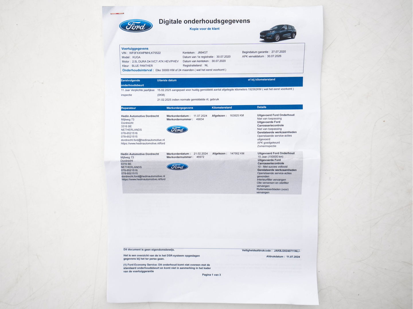 Ford Kuga 2.5 PHEV Vignale (Plug-In) (INCL-BTW) Aut. *PANO | LEATHER | DIGI-COCKPIT | FULL-LED | BANG/OLUFSEN-AUDIO |  HEAD-UP | KEYLESS | DAB | CARPLAY | NAVI-FULLMAP | MEMORY-PACK | HEATED-COMFORTSEATS | LANE-ASSIST | .