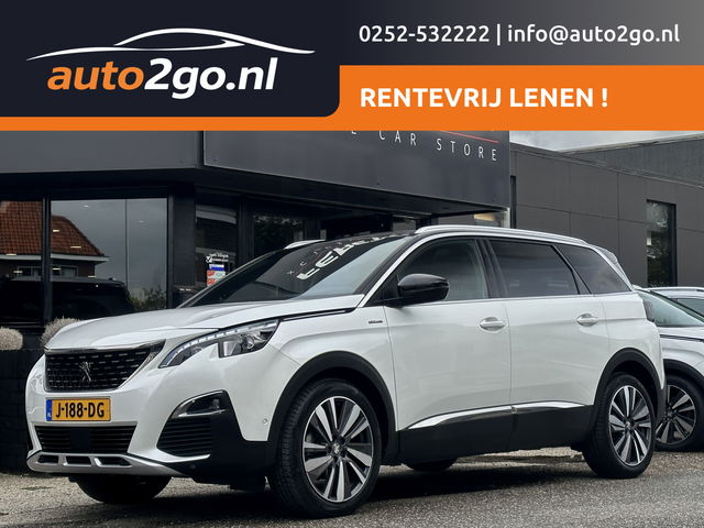 Peugeot 5008 - 1.2 AUT8 GT-LINE 7PERS DESIGNO-LEDER PANODAK DIGI-DASH NAVI CAMERA LED 19 INCH-LMV PDC