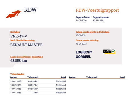 Renault Master 2.3 dCi 150pk Euro 6 L2H2 - Glasresteel v.d. Born - Resteel - Traplader - Trekhaak