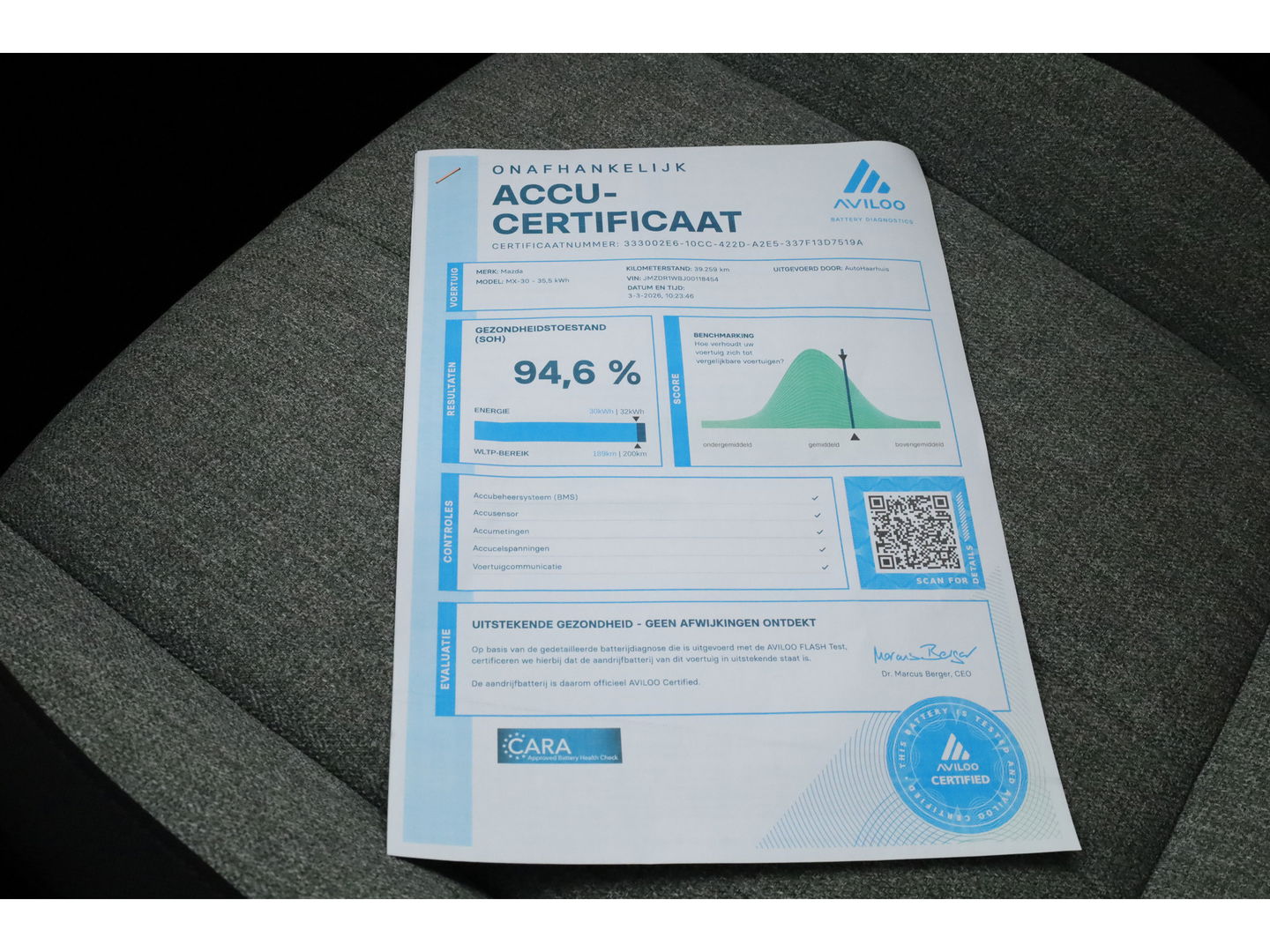 Mazda MX-30 e-SkyActiv 145 36 kWh | Navi | Adapt. Cruise | Camera | PDC | Apple CarPlay | Dodehoekdet. | Afn. Trekhaak