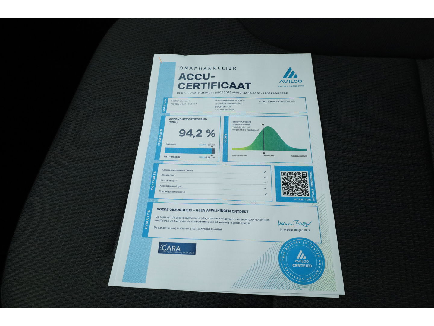 Volkswagen e-Golf | Navi | Apple CarPlay | Adapt. Cruise | PDC | Clima | 18'' | Verwarmde voorruit |