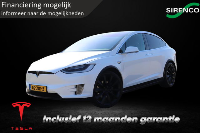 Tesla Model X - 100D 6p. | inclusief 12 mnd garantie | enhanced autopilot FSD 3 | stoel & stuur verwarming | trekhaak | 360 cam | dab |