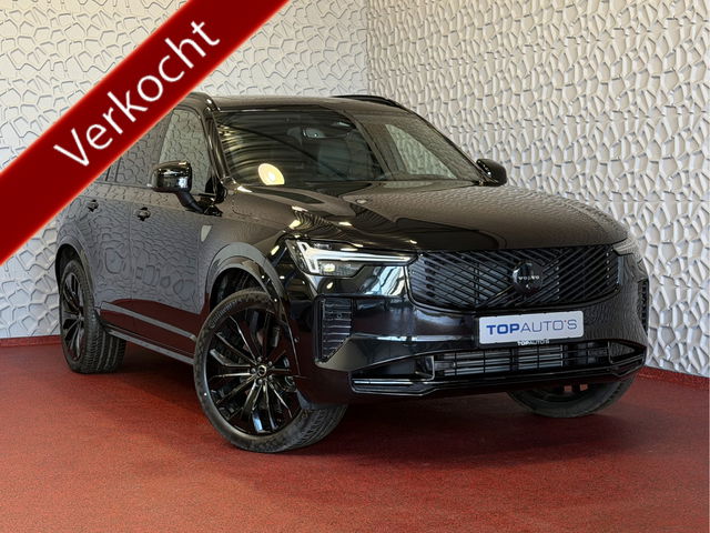 Volvo XC90 - 2.0 T8 456 PK PHEV AWD 7P BLACK EDITION PLUS LUCHTVERING SCHUIFDAK STOEL/STUUR.VERW ELEK.TREKHAAK HARMAN KARDON PANORAMA STANDKACHEL HEADUP ✅ Top Auto's Wijchen ,  Altijd een Ruim aanbod van Volvo's i  BUSINESS / CORE / BRIGHT / DARK / ULTRA DARK / PLUS D
