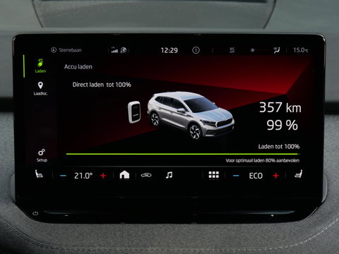Škoda Enyaq iV 80/ CLIMATE PACK/ TREKHAAK/ PARKEERVERWARMING/ SOH 92%