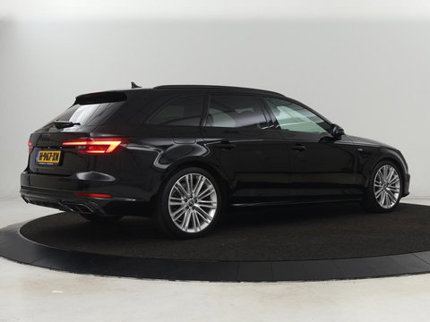 Audi A4 40 TFSI Sport S Line Black Edition | Stoelverwarming | Adaptive cruise | Keyless | Virtual Cockpit | Carplay | Half leder | Navigatie | Full LED | 19'' | Sportstoelen | Sfeerverlichting