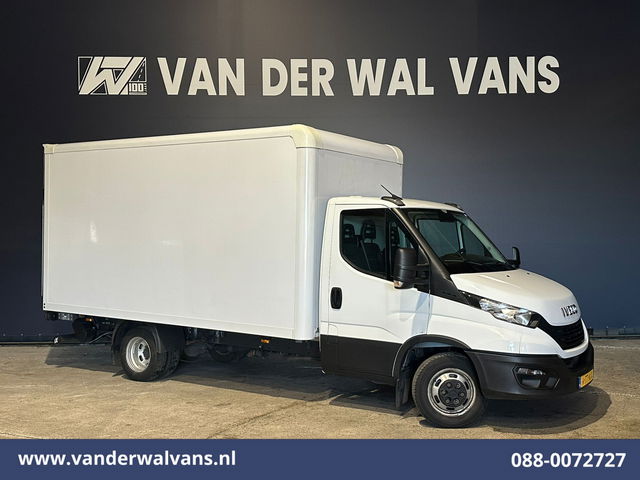 Iveco Daily - 35C16H 157pk Dubbel Lucht Bakwagen Laadklep Euro6 Airco | 1010kg laadvermogen Bijrijdersbank