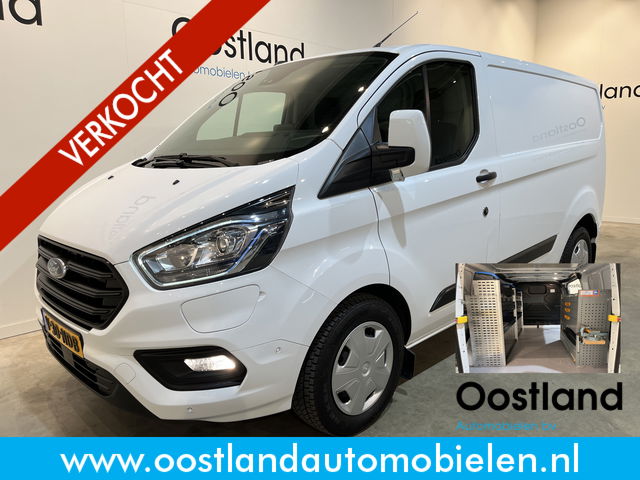 Ford Transit Custom - 340 L1H1 PHEV Trend Automaat / Euro 6 / Servicebus / Sortimo Inrichting /  Airco / Cruise Control / Camera / CarPlay / 3-Zits / 30.000 KM !!
