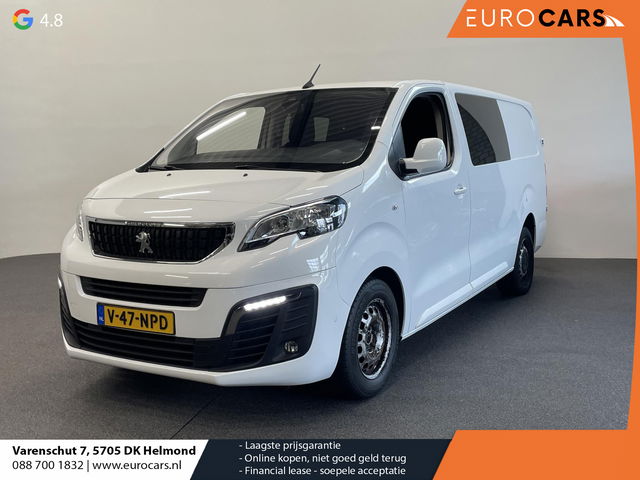 Peugeot Expert - 2.0 BlueHDI 120 L3H1 Asphalt Dubbele Cabine Automaat Trekhaak Navigatie Apple Carplay/Android Auto Parkeersensoren Cruise Control Airco