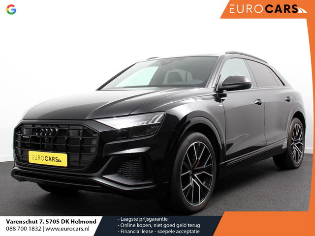 Audi Q8 - 55 TFSI e quattro Pro Line S Competition Plus | Leder | Carbon Pack | LED | Adaptief cruise control | 381 PK | Navigatie | Climate control | 360* camera | Elektrische achterklep
