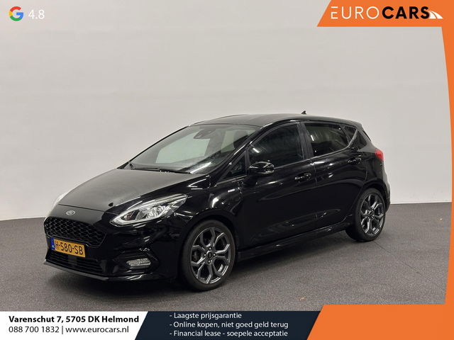 Ford Fiesta - 1.0 EcoBoost ST-Line 125PK 6V Navigatie Full LED Carplay Parkeersensoren Cruise Control Stoel+Stuurverwarming Climate Control Privacy Glass 17" DAB+