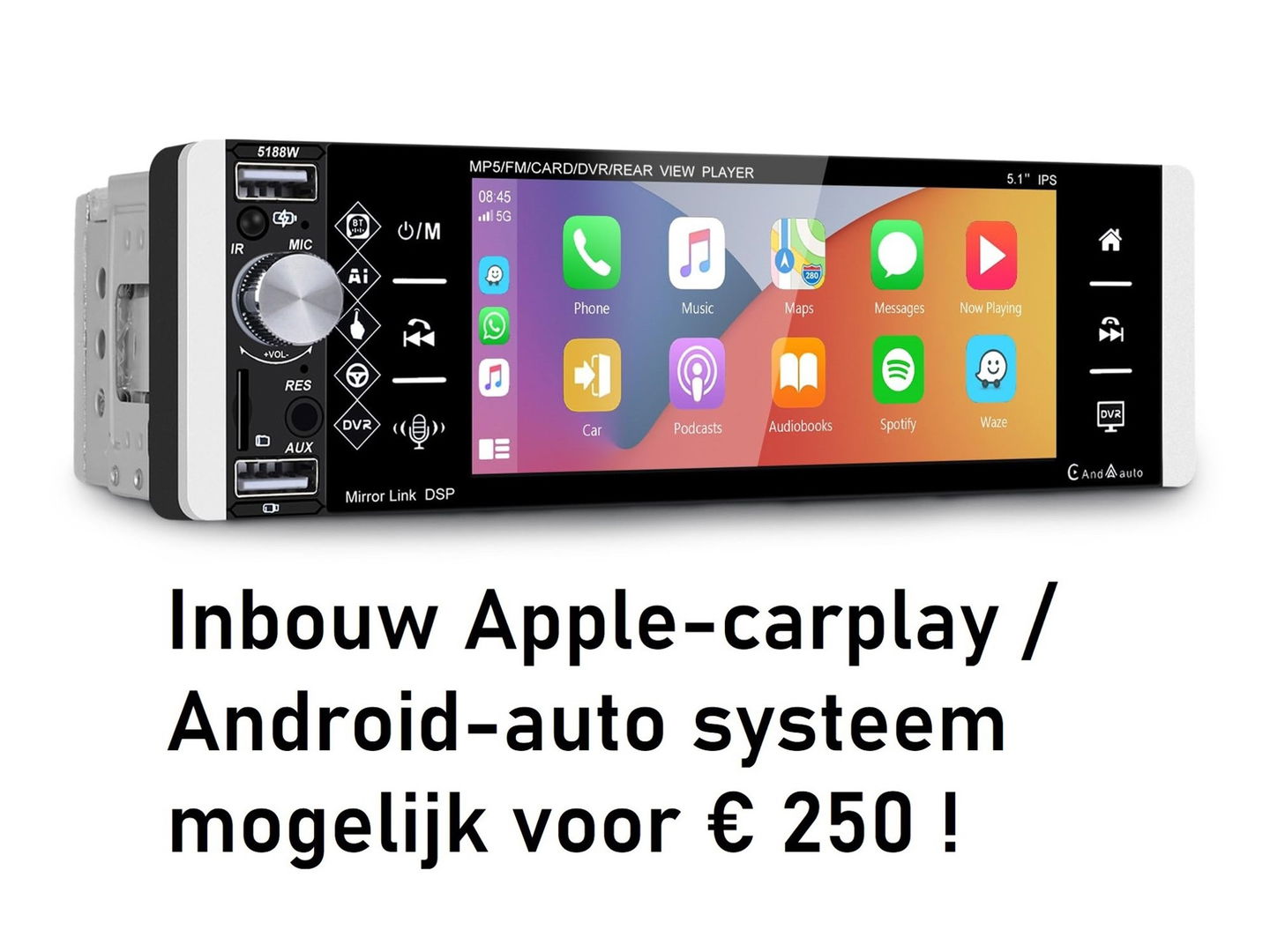 Audi A4 Cabriolet 1.8 Turbo S-Line Xenon Leer Stoelverwarming 18"Velgen Parkeersensoren Garantie I Apple-carplay inbouw mogelijk